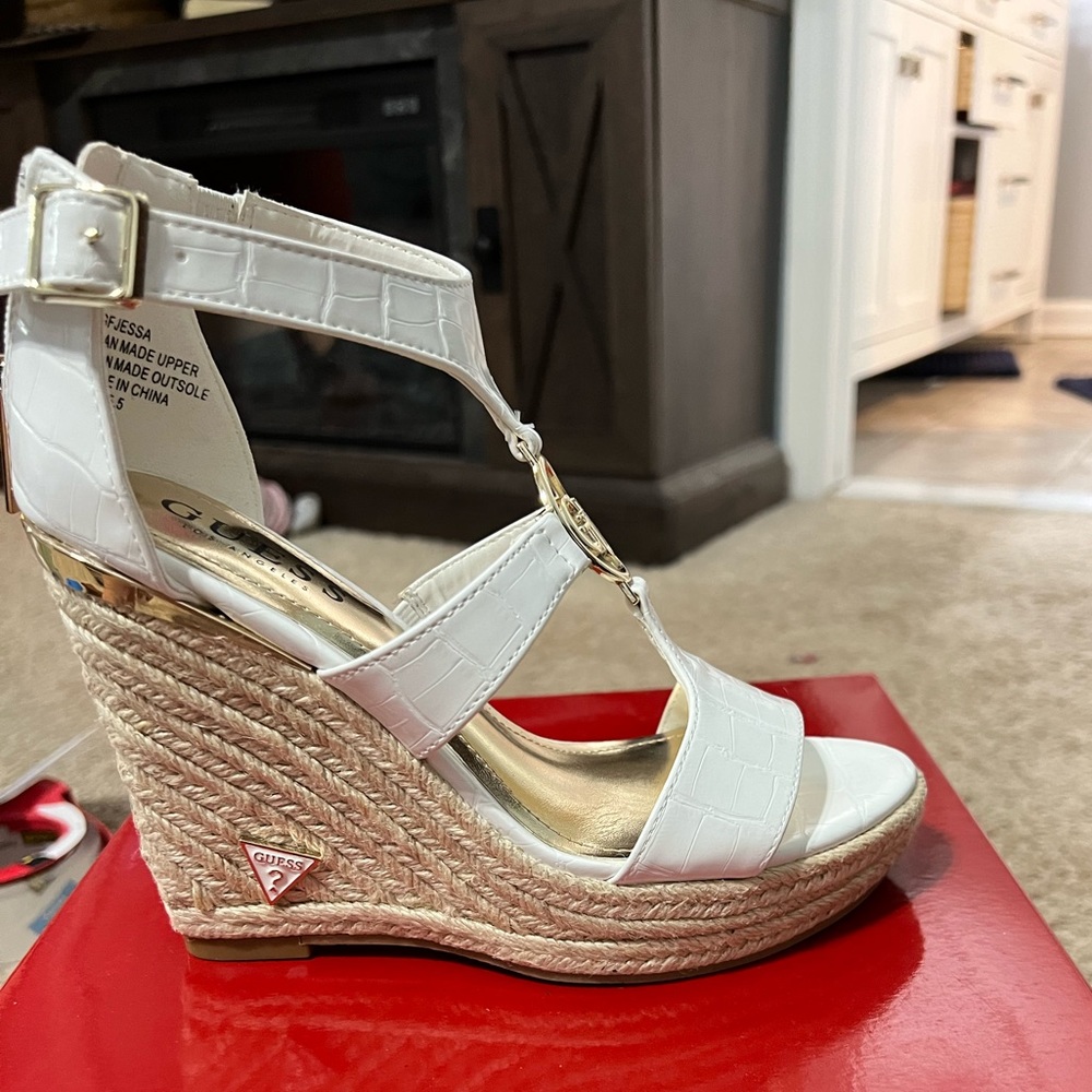 Never been worn guess wedges (gf Jessa)